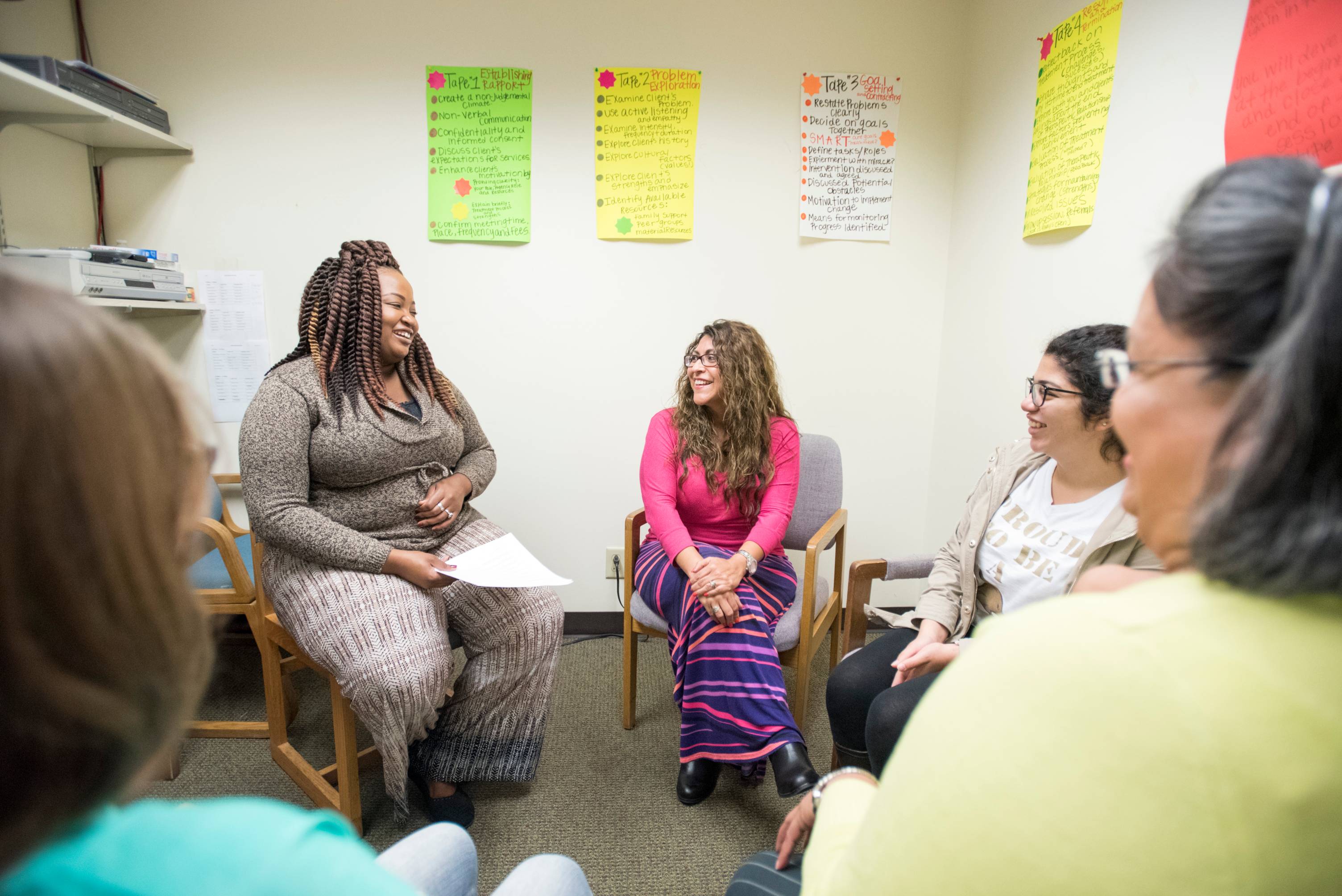 group talk in circle