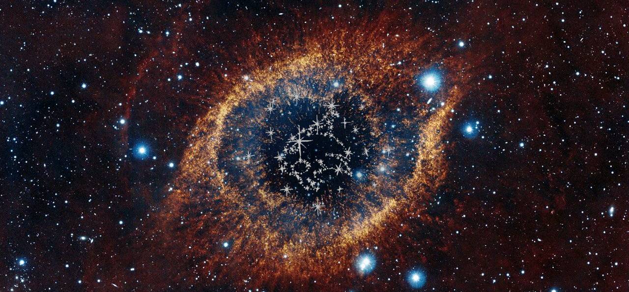 Cover image of sight showing a nebula with a bobcat constelation