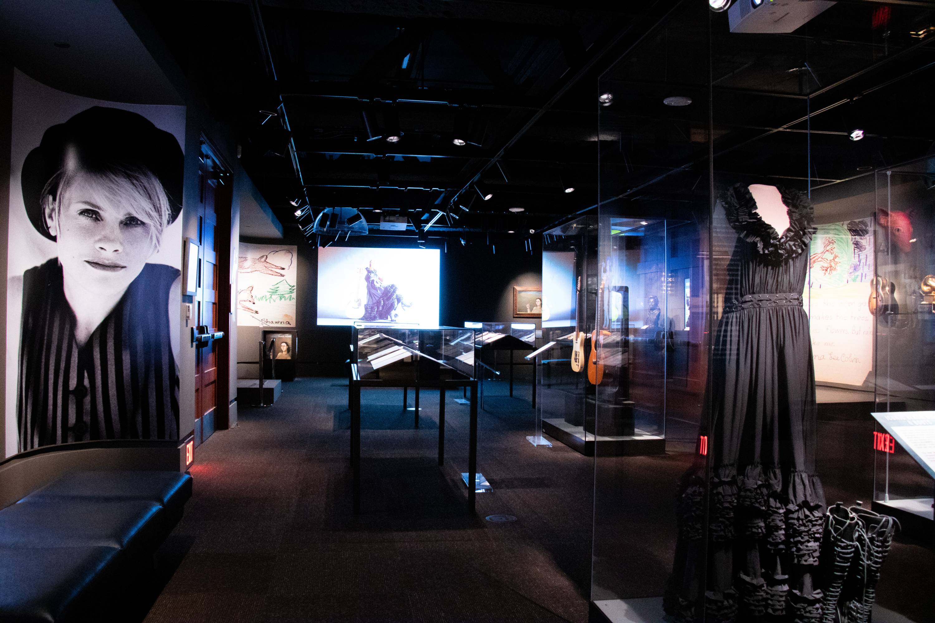 Photo of Shawn Colvin exhibit