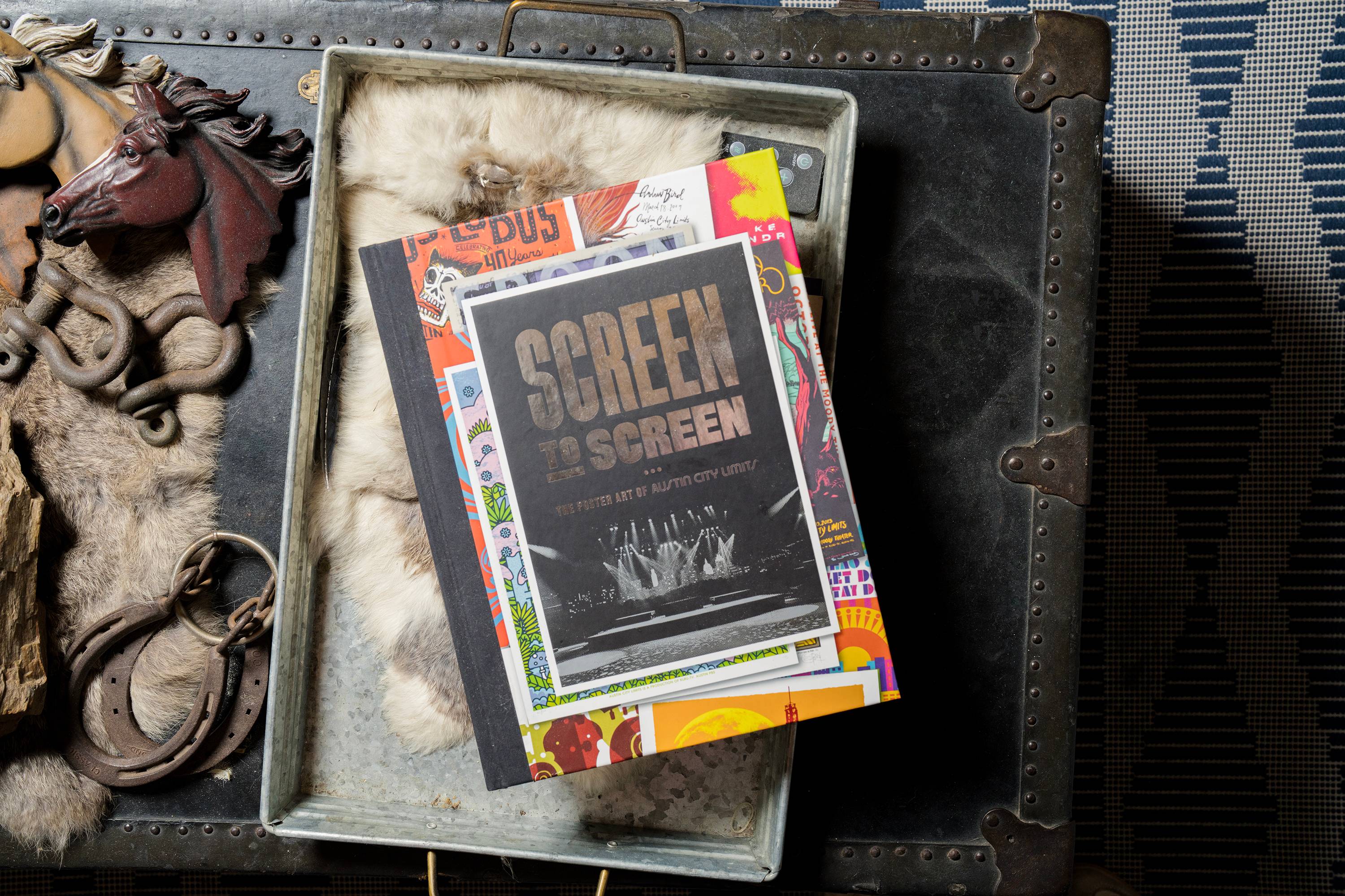 Cover of the book "Screen to Screen: The Poster Art of Austin City Limits."