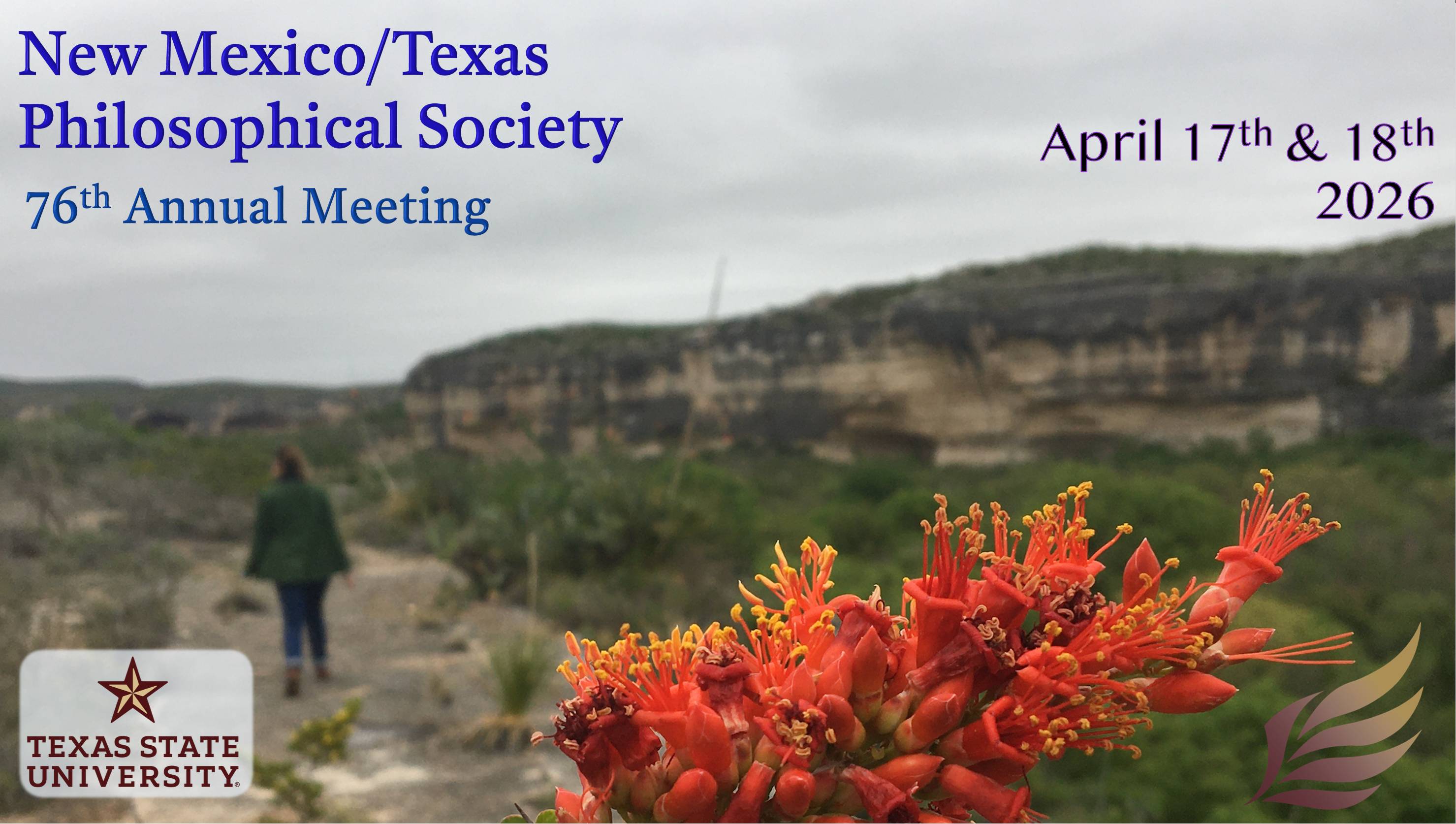 New Mexico/Texas Philosophical Society 76th Annual Meeting Flyer
