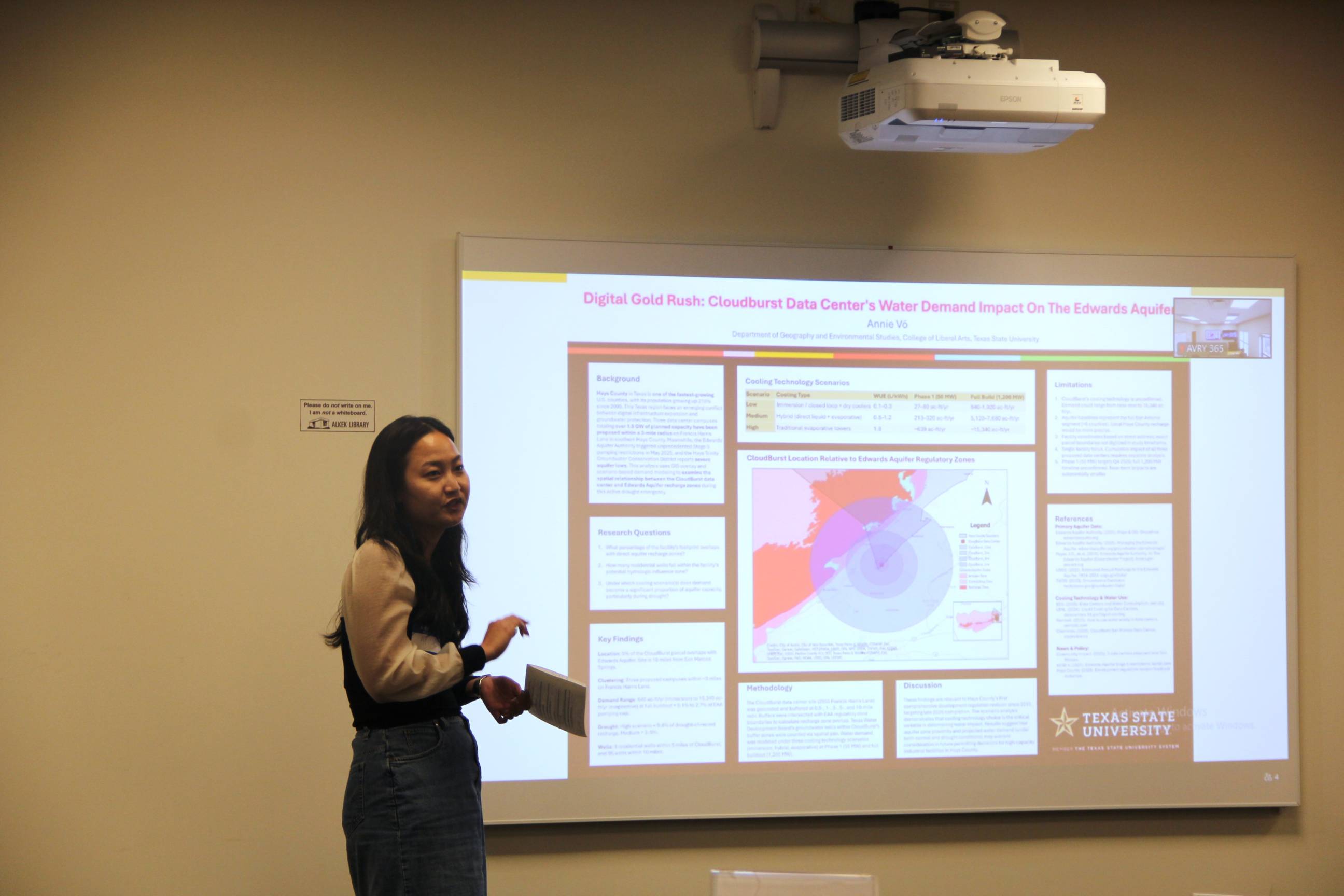 Annie Vo presenting.