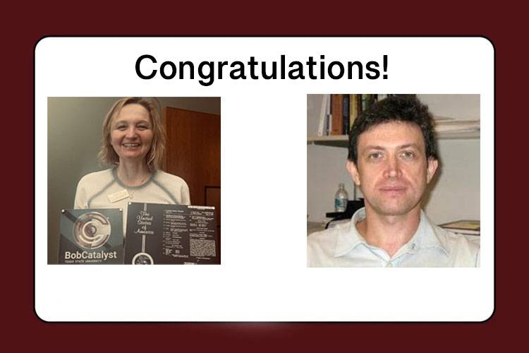 Dr. Jelena Tesic and Dr. Rodion Podoroznhy