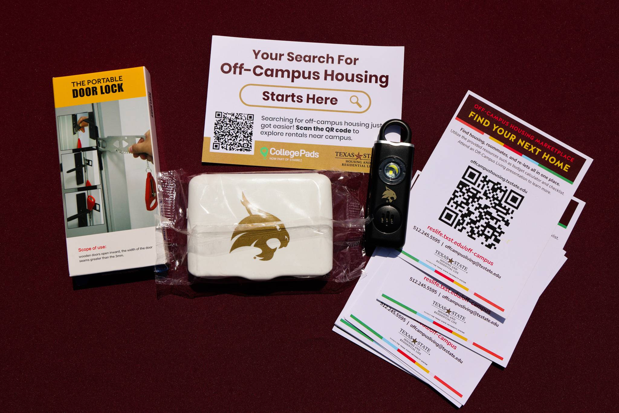 flyers for off-campus living resources