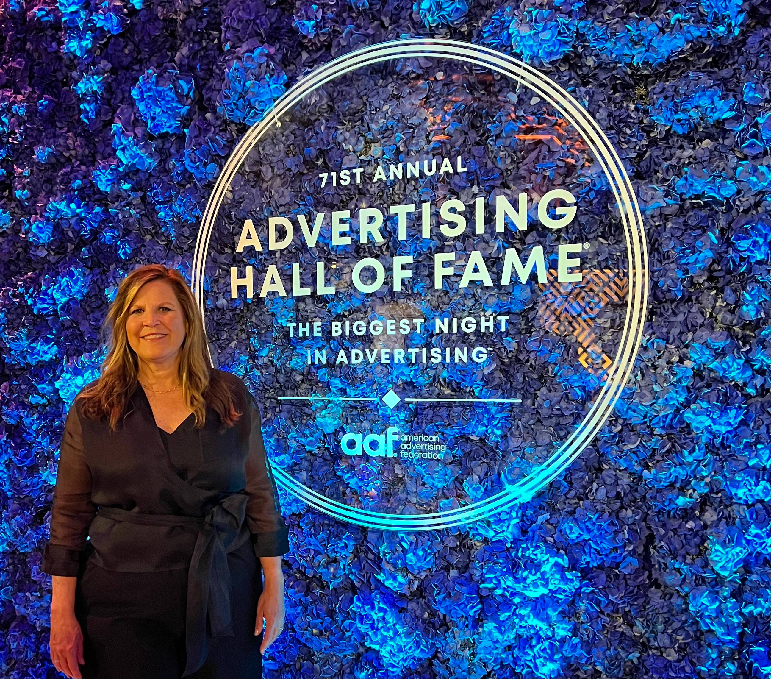 Jenny Buschhorn at the AAF 71st Advertising Hall of Fame Event.