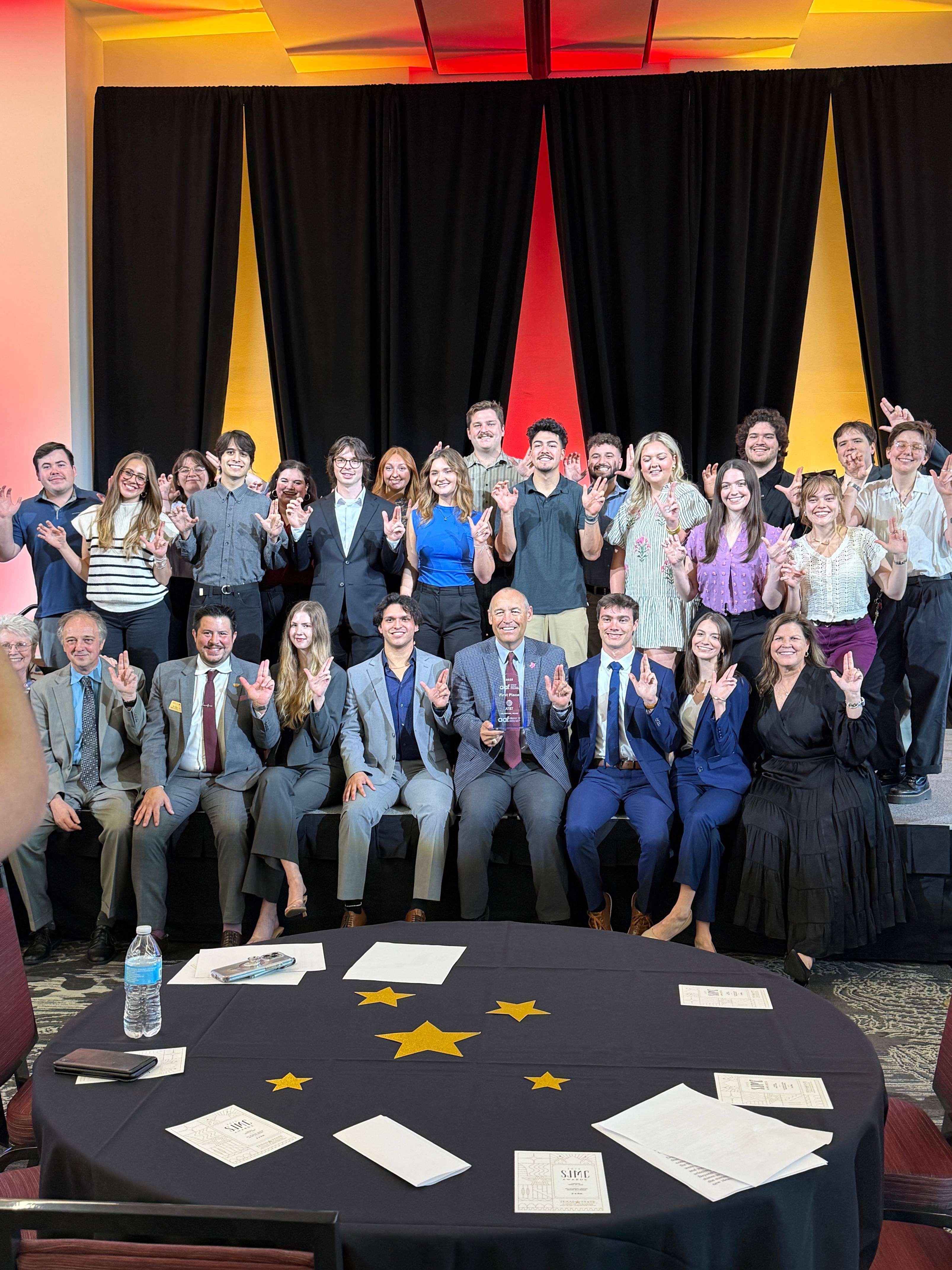 jenny with students and colleagues