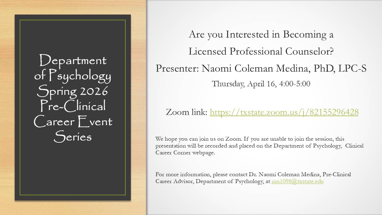 Naomi Coleman Medina Event Flyer