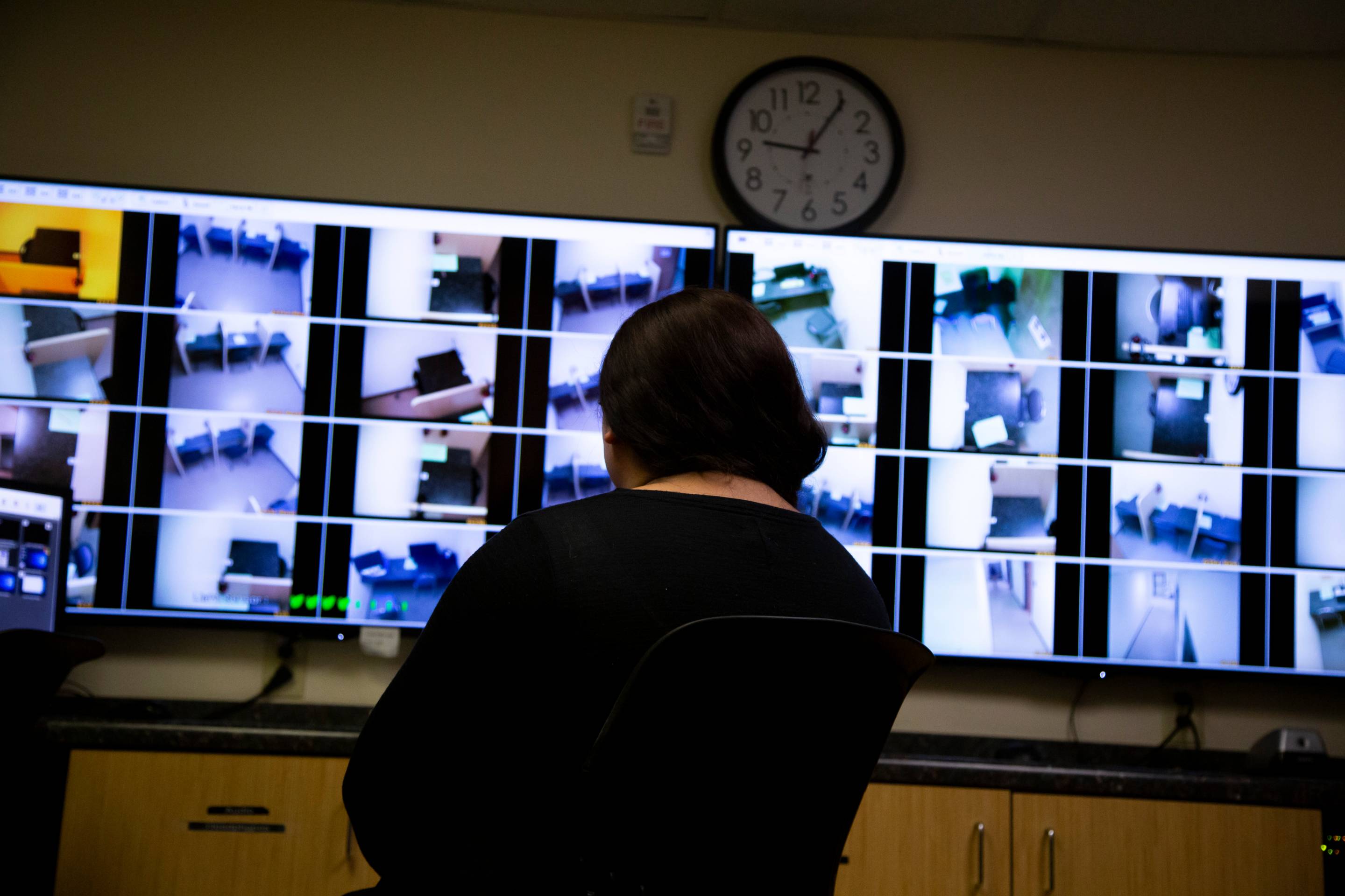 security watching cctv