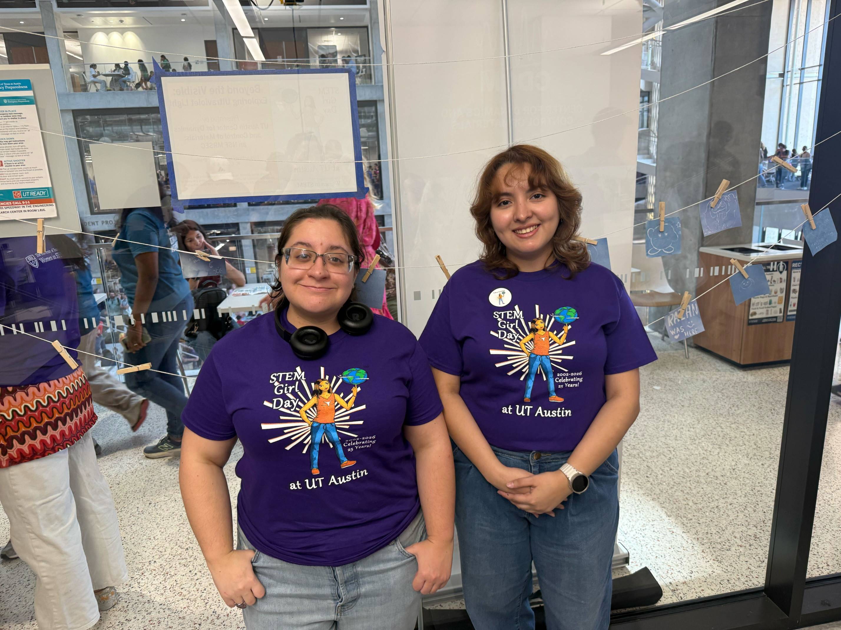 PREM Students Volunteering at UT Girl Day 