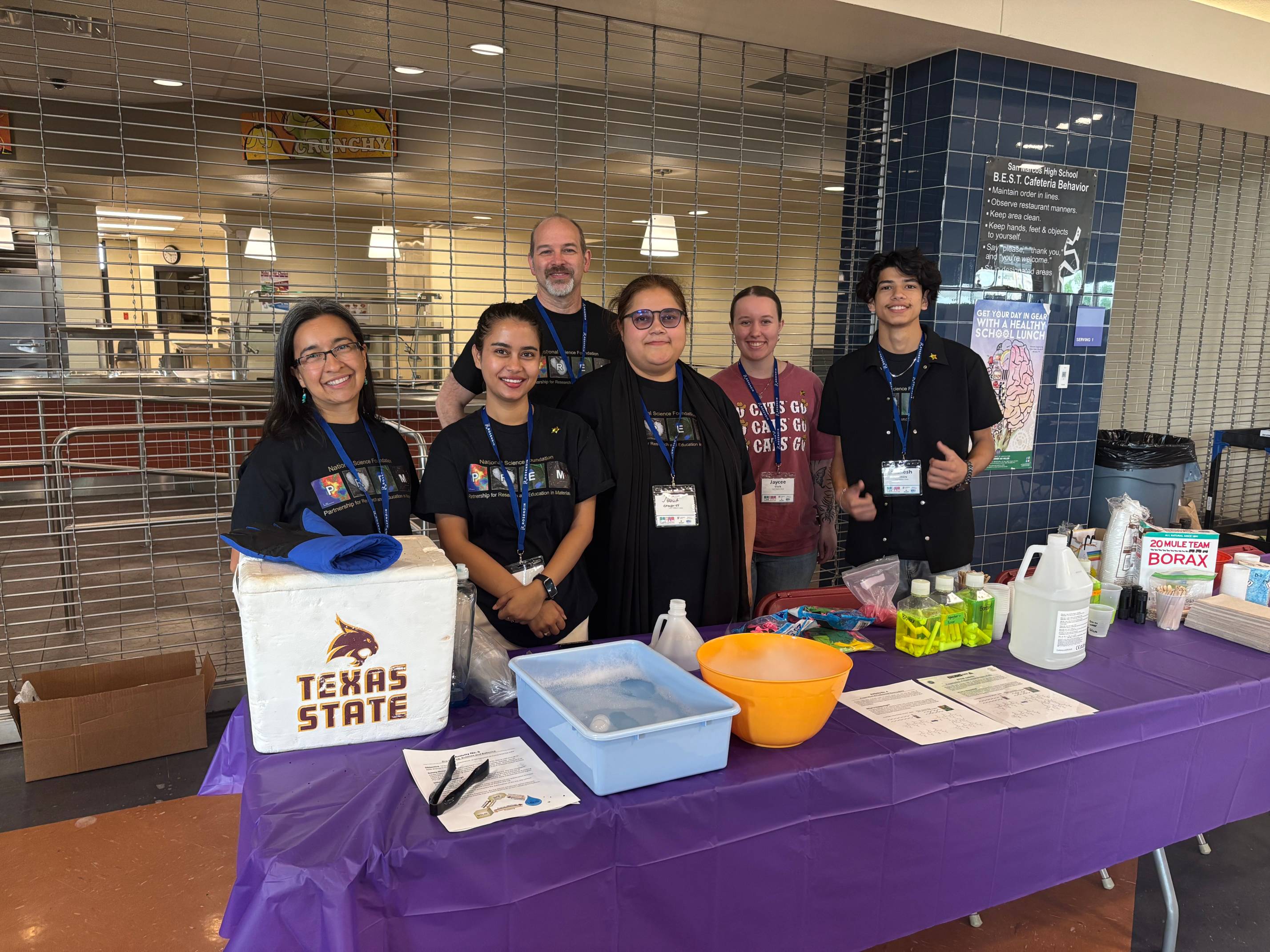 PREM volunteers at STEM Booth