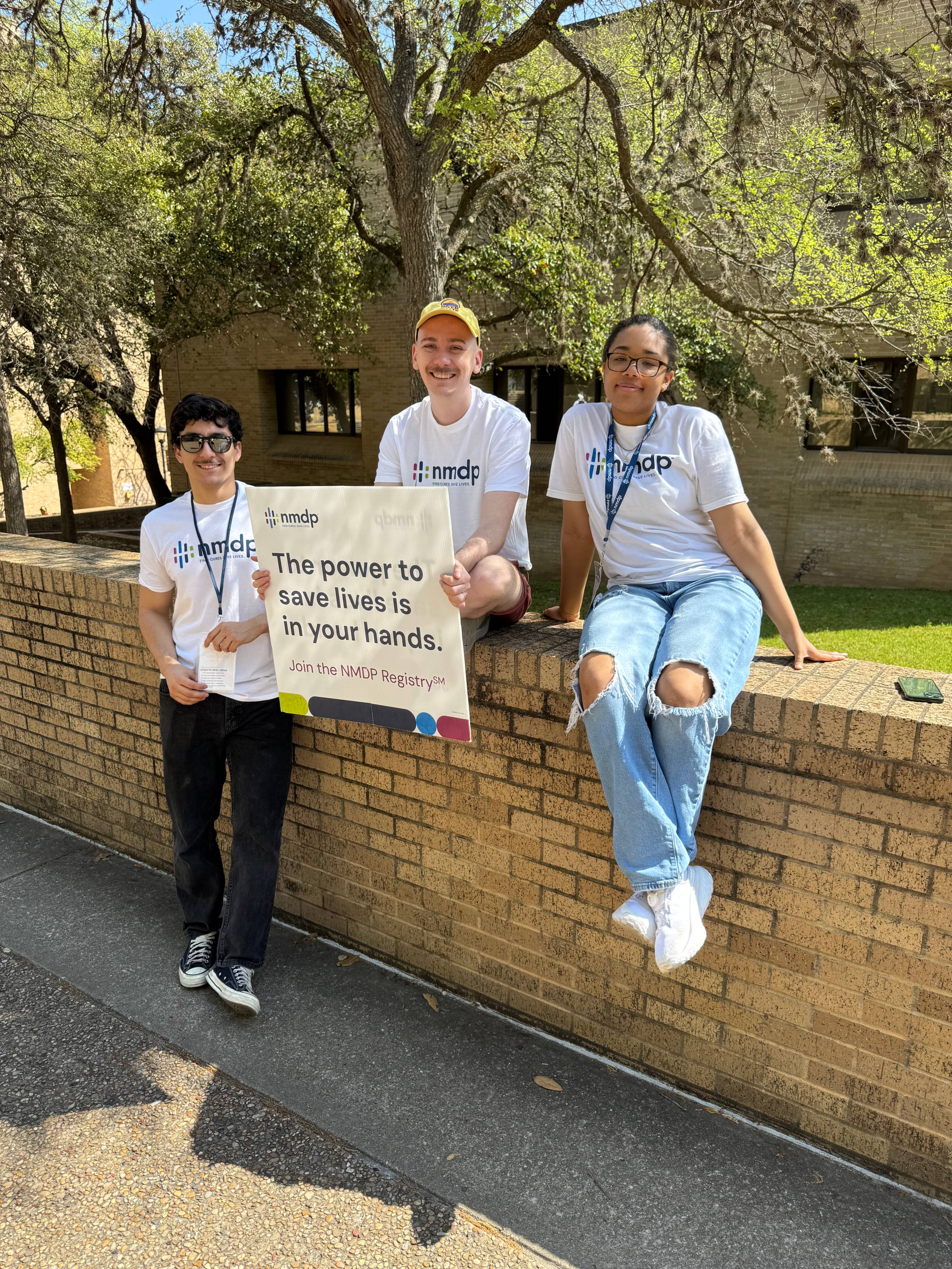 Students on TXST campus