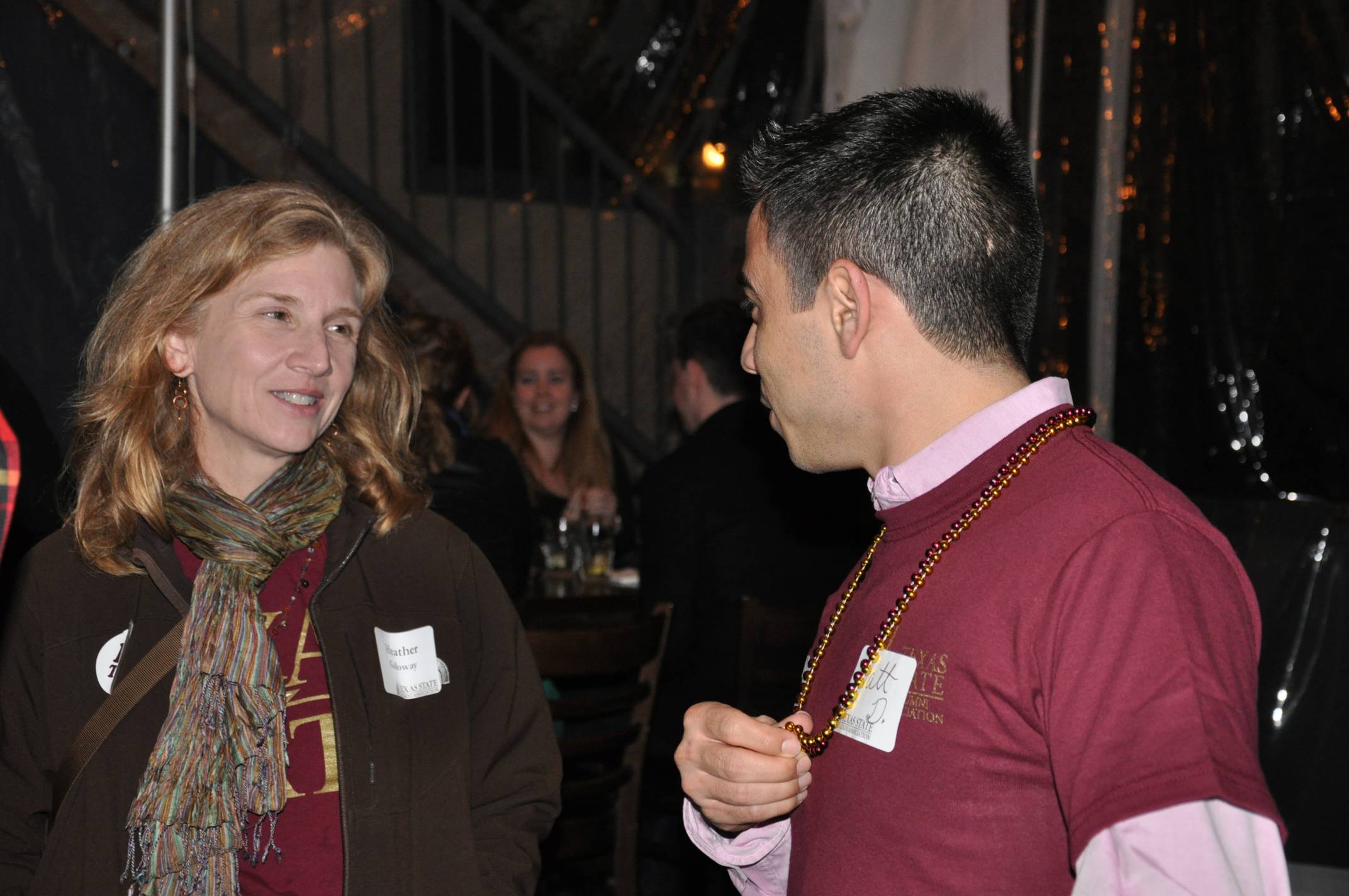 dean galloway speaks with man
