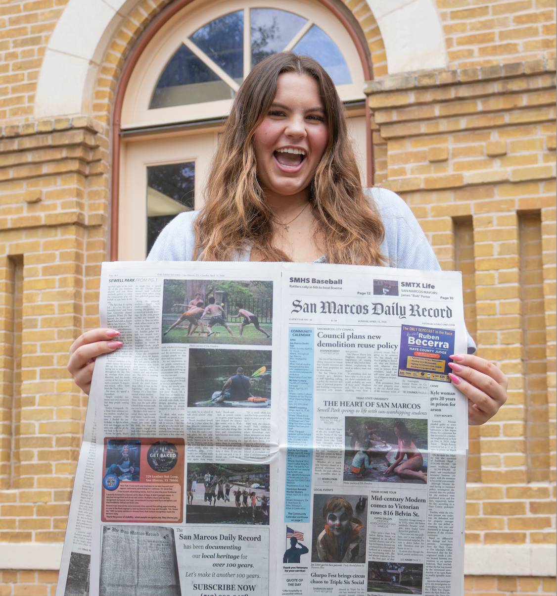  SJMC students’ work published in The San Marcos Daily Record