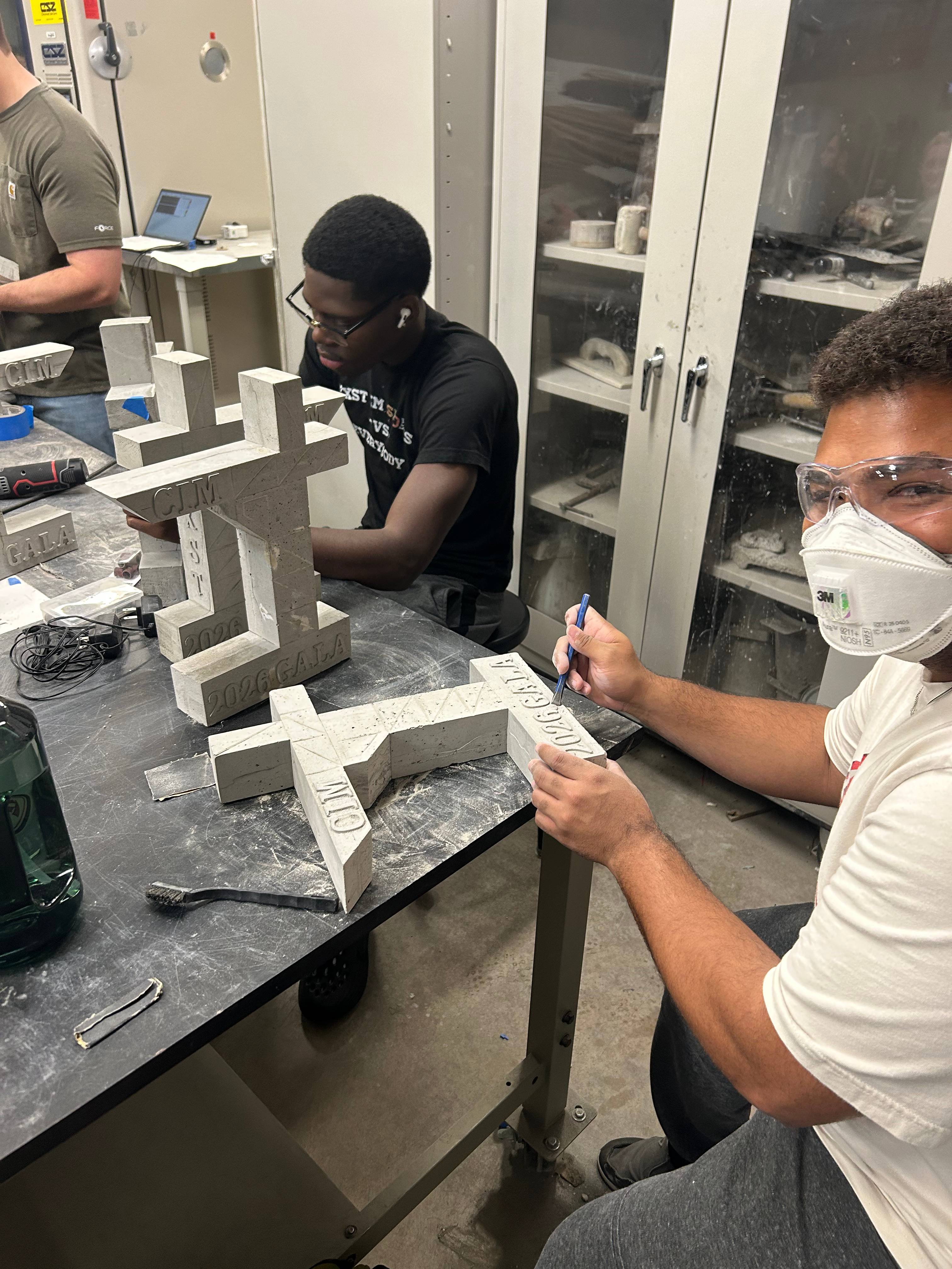 student measuring cylinder
