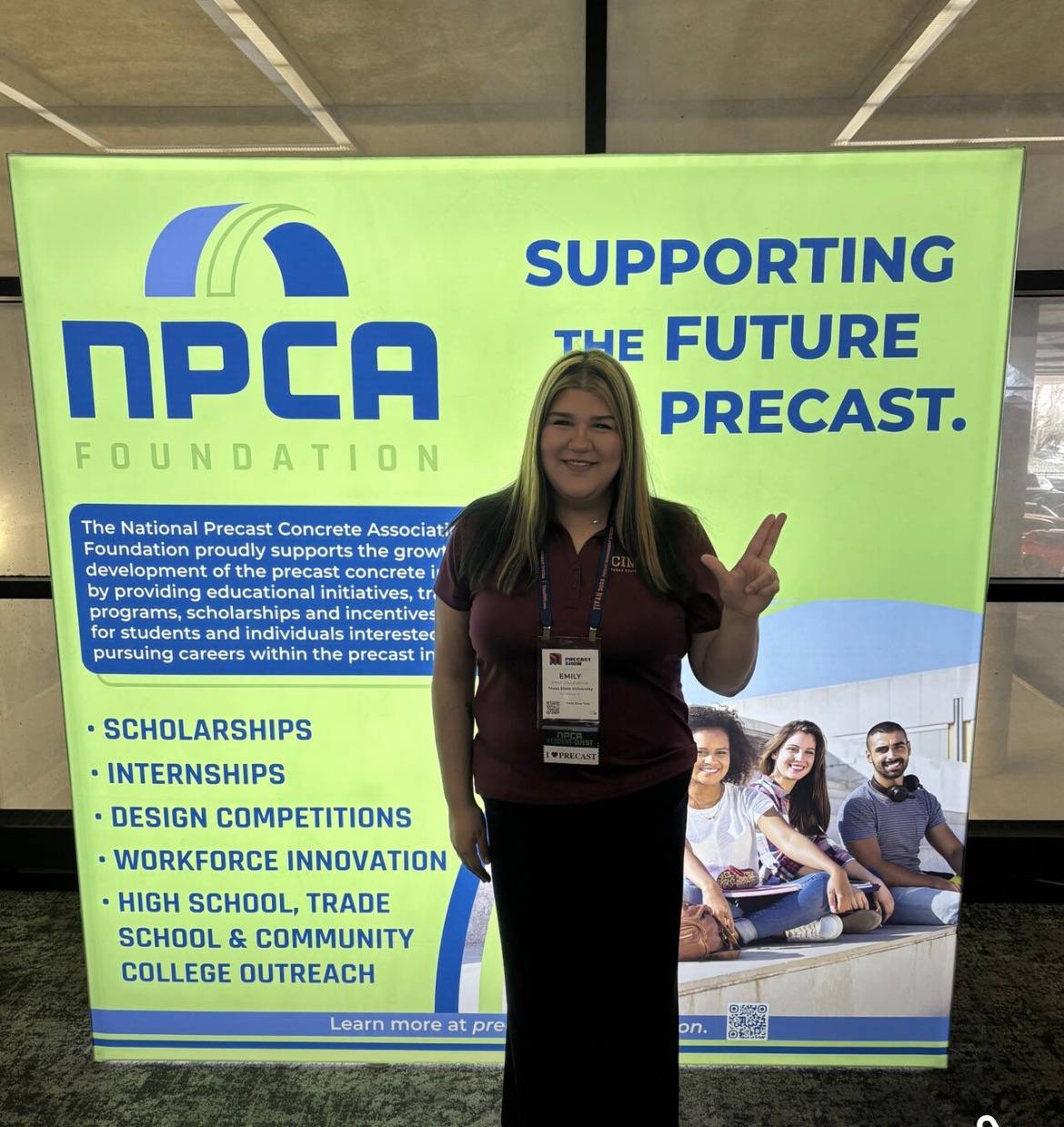 student with NPCA background