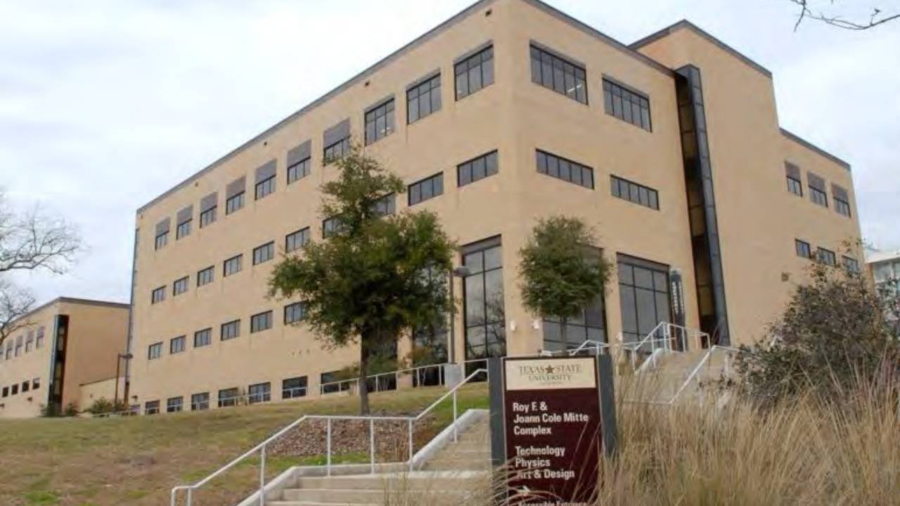 A picture of the Roy F. Mitte Building