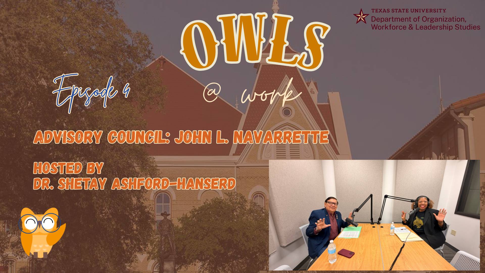 podcast hosted by Dr. Shetay Ashford-Hanserd with guest John Navarrette