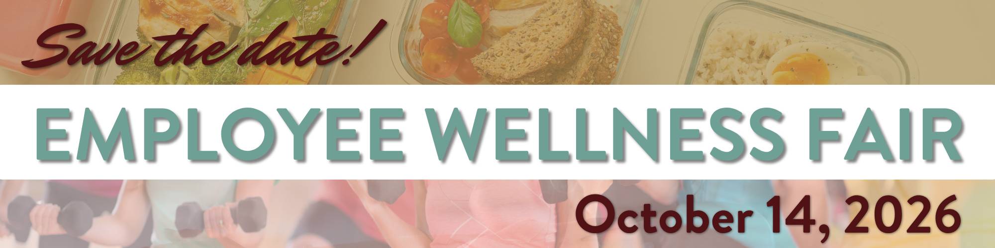 Save the date: Employee Wellness Fair - October 14, 2026