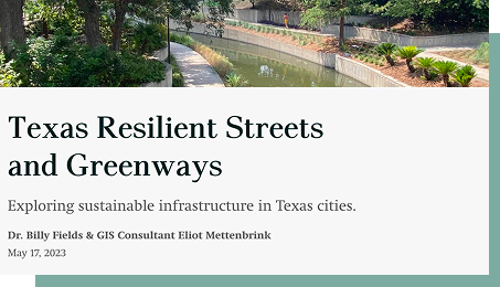 San Marcos Resilient Streets and Greenways Asset Mapping