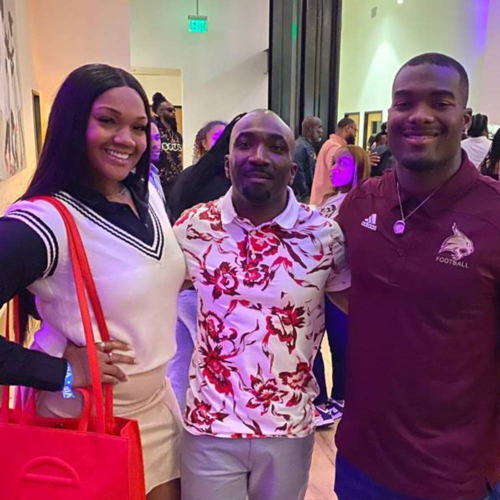 Photo of Lauryn Thompson, Josh Emmanuel, and Dr. Marcus W. Johnson