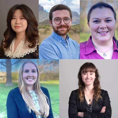 Photo of Sojung Huh, Justin Goldstein, Petra Banks, Emilie Wiedenmeyer, and Elisabeth Cuerrier-Richer