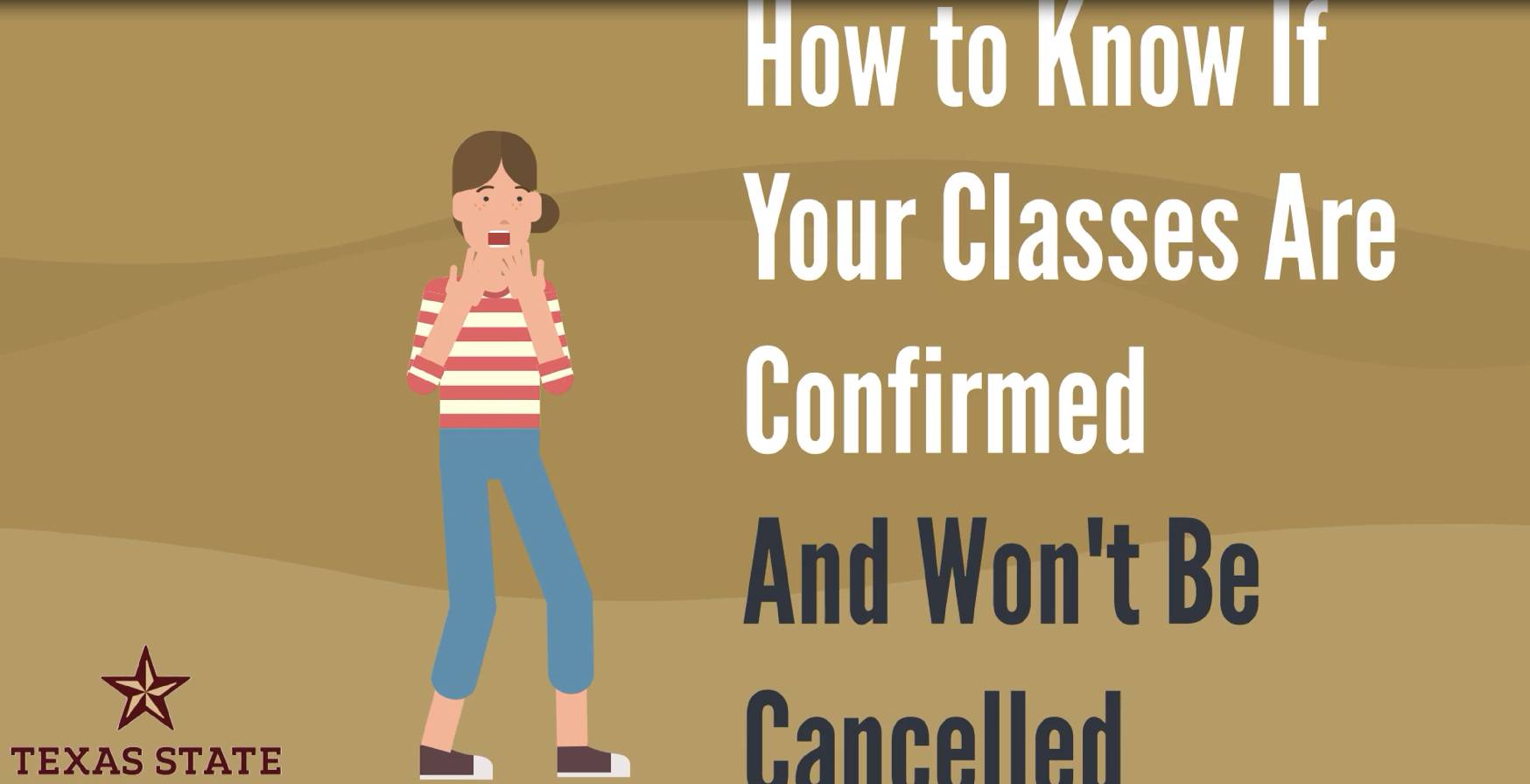 Animated video about applying for financial aid. 