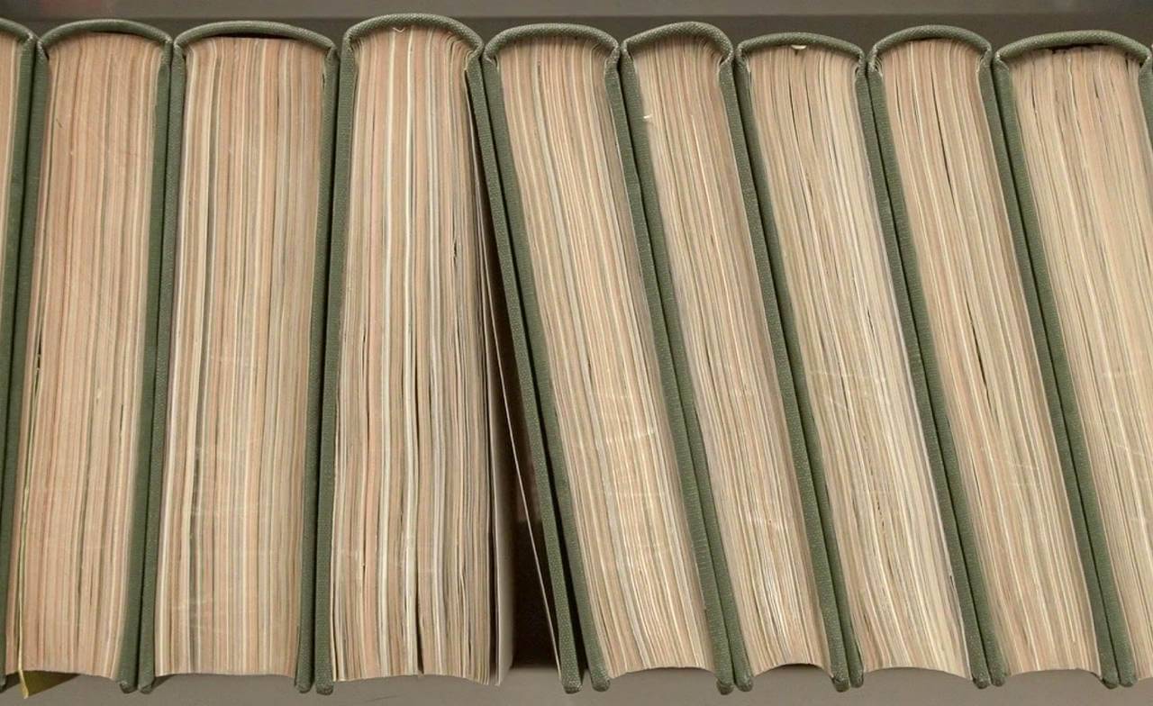 books on their side