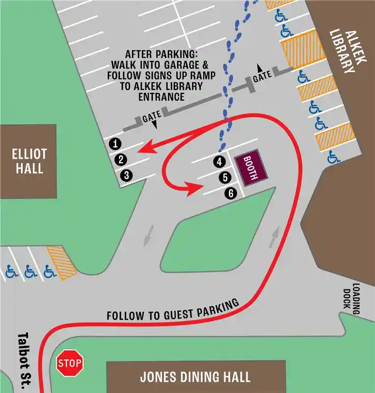 Alkek Library map with street view
