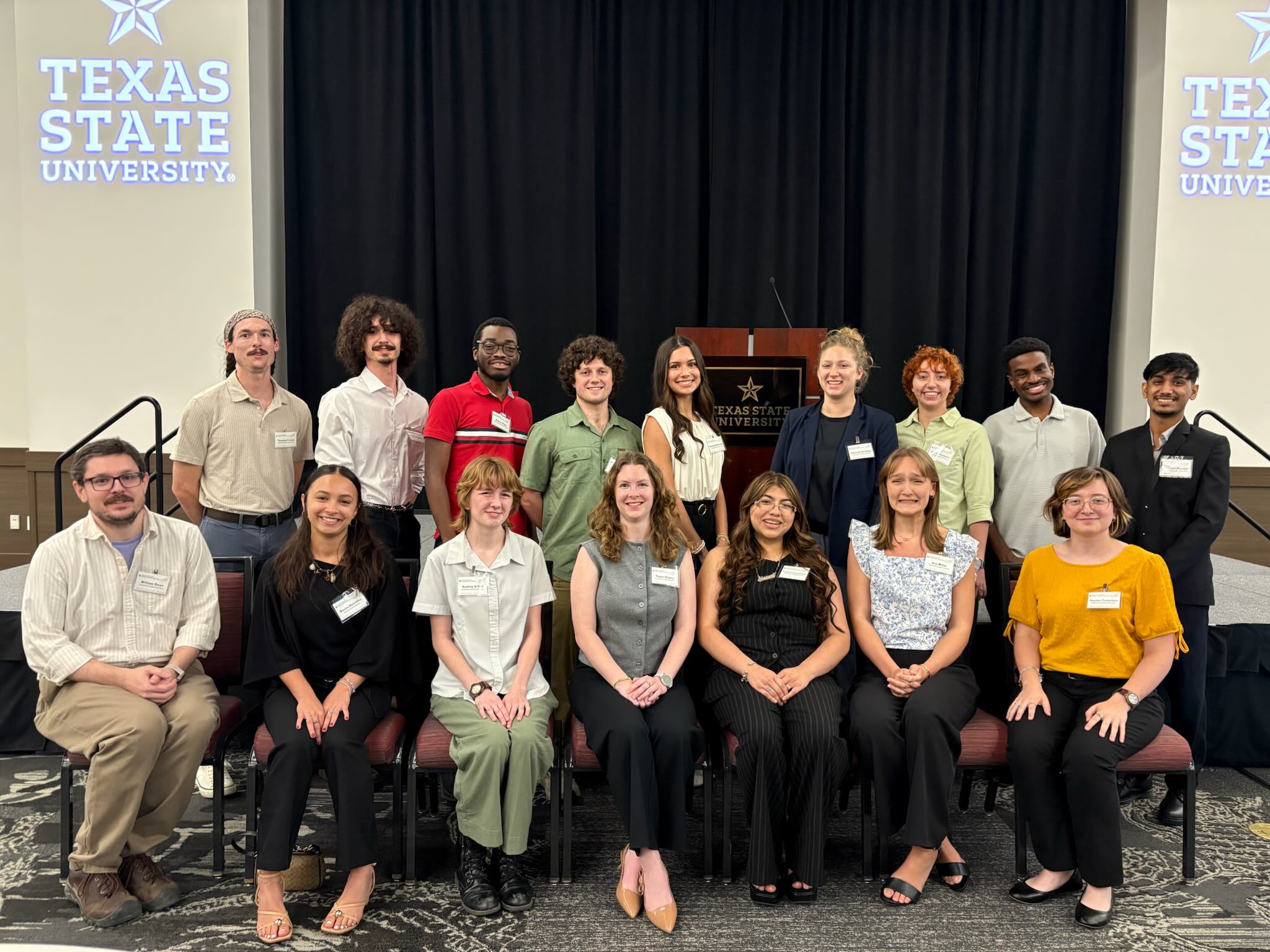 TXST students awarded at COSE Banquet