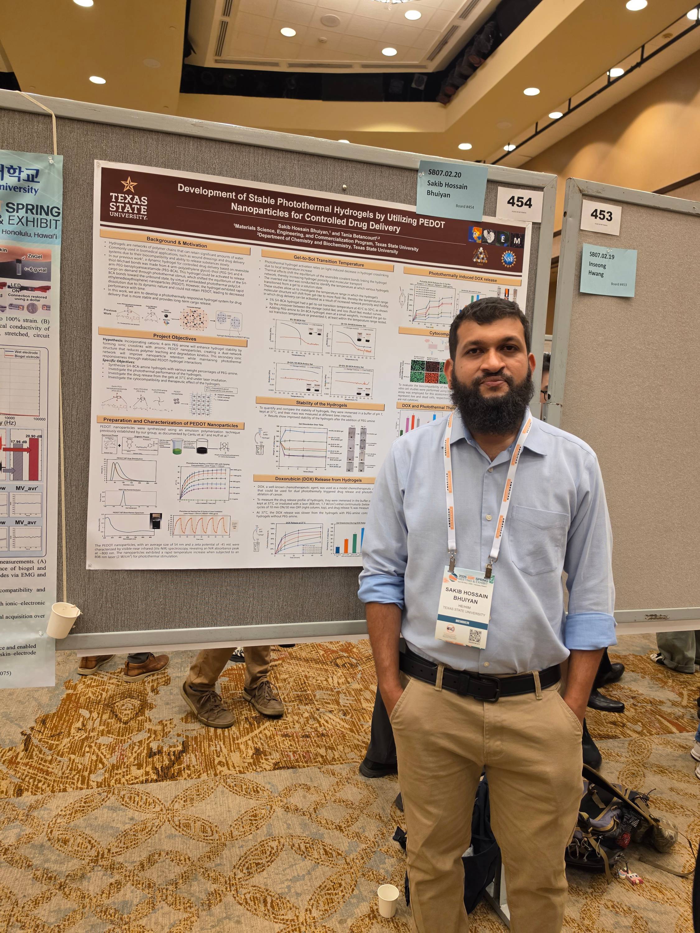 
PREM Student at MRS Spring Meeting poster session
