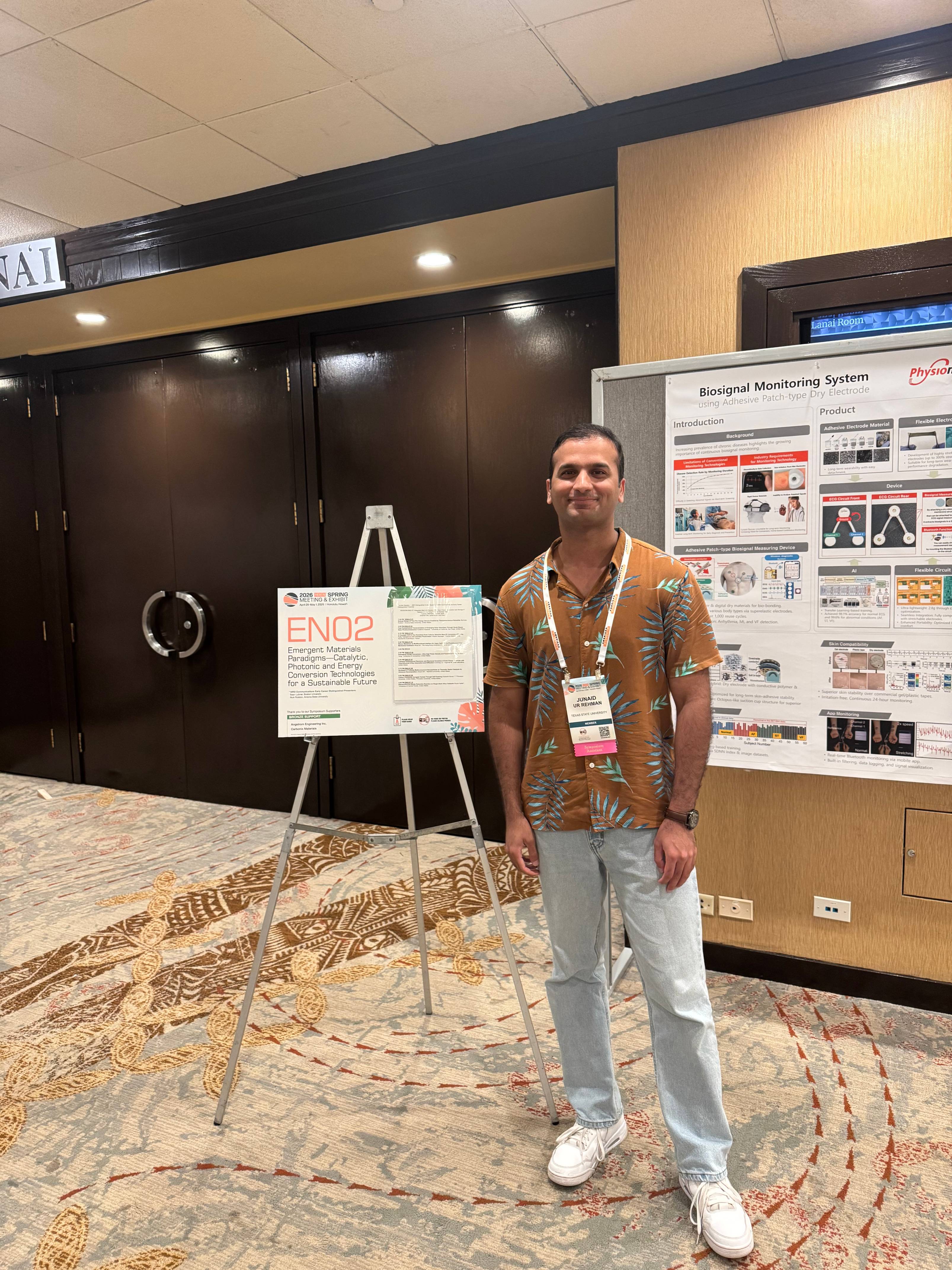 
PREM Student at MRS Spring Meeting poster session

