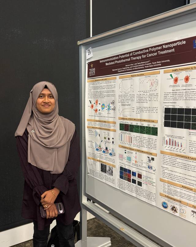 PREM Student at poster session