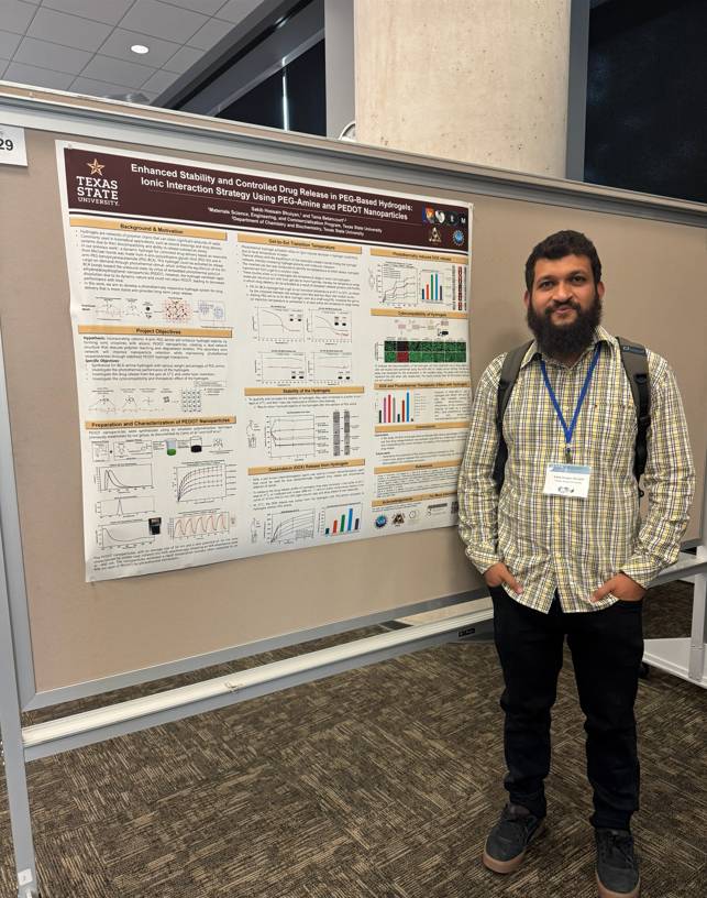 PREM Student at poster session