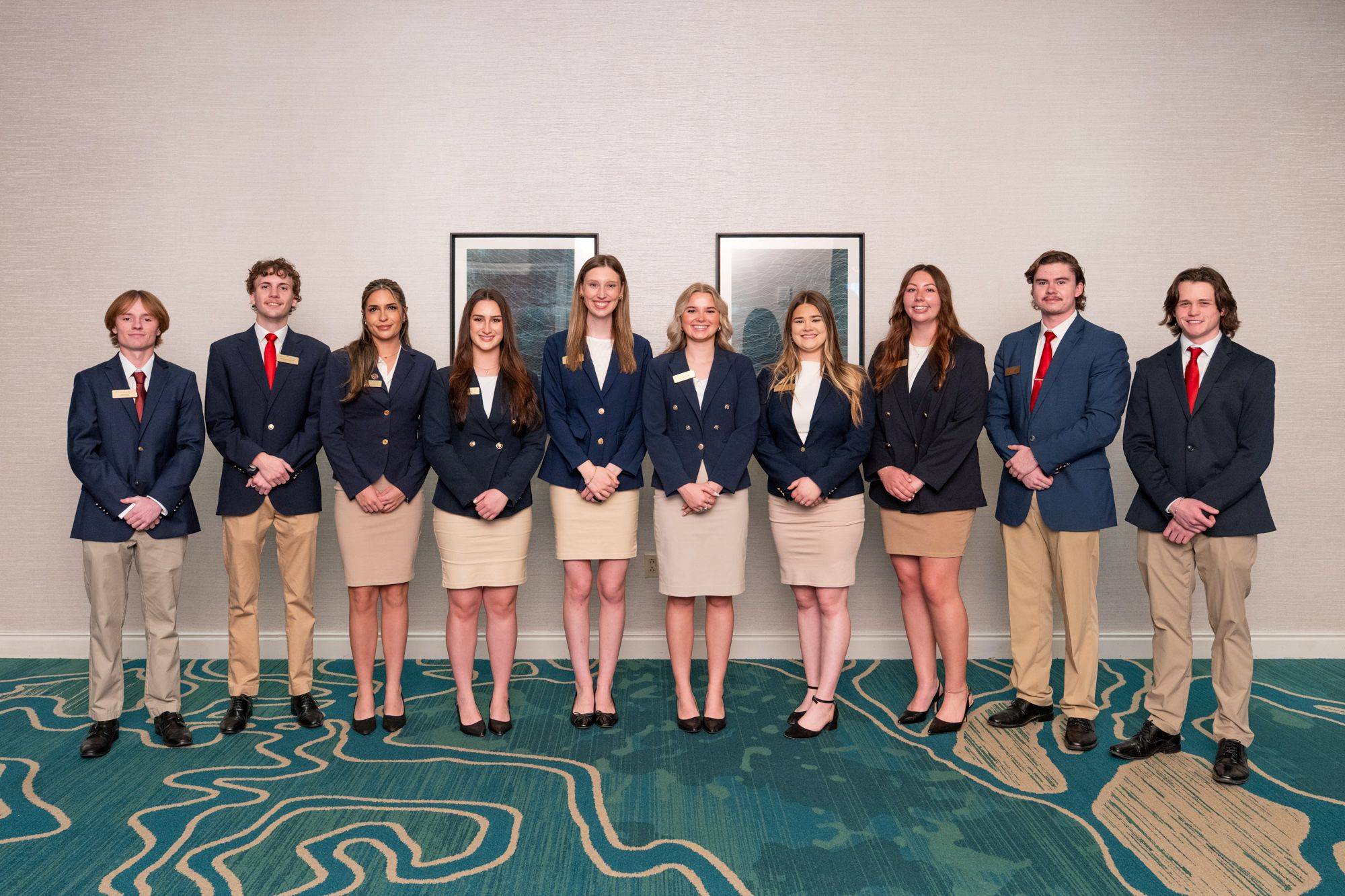 Sales Ambassadors posed for group photo