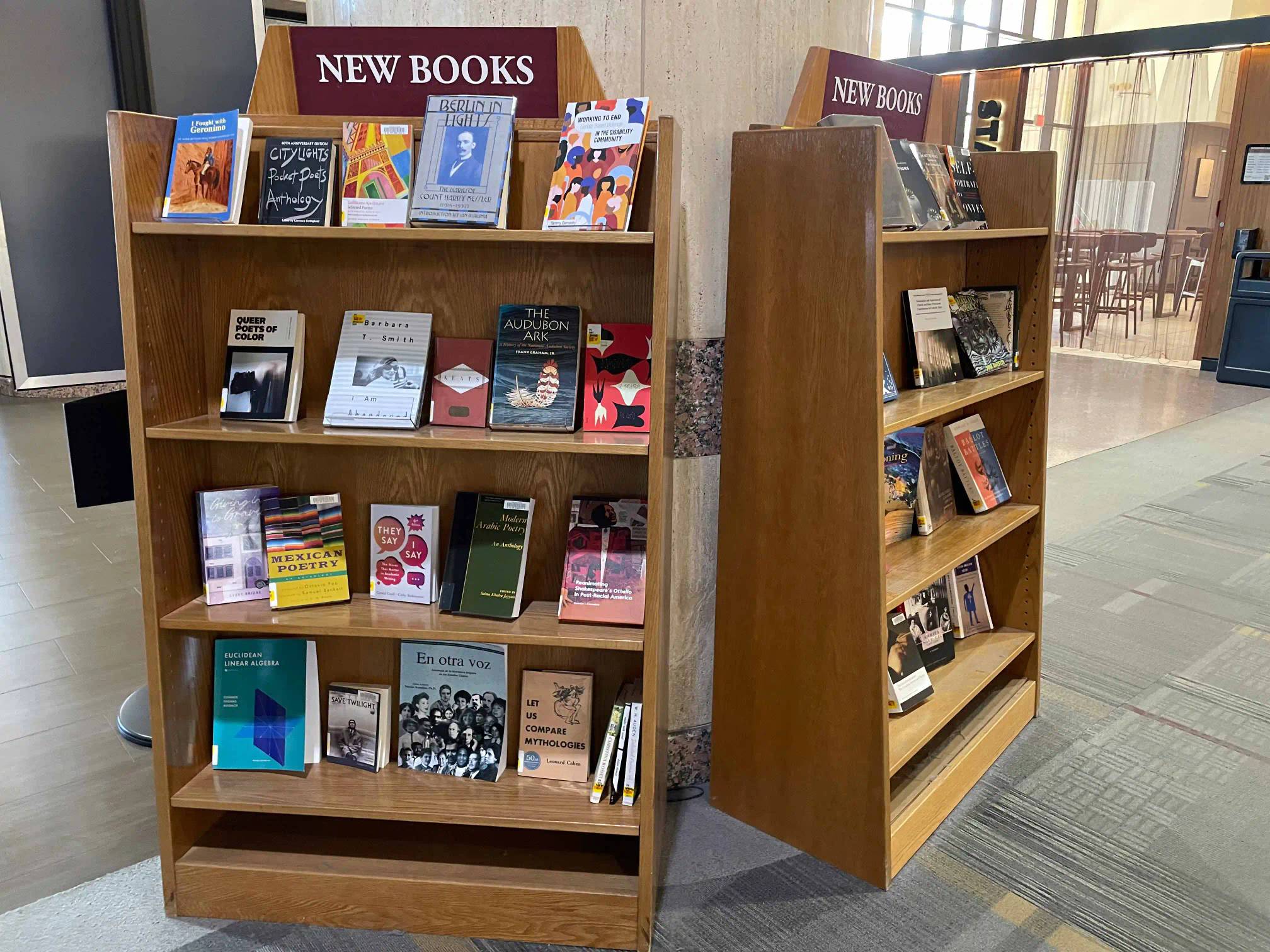 Shelves of books