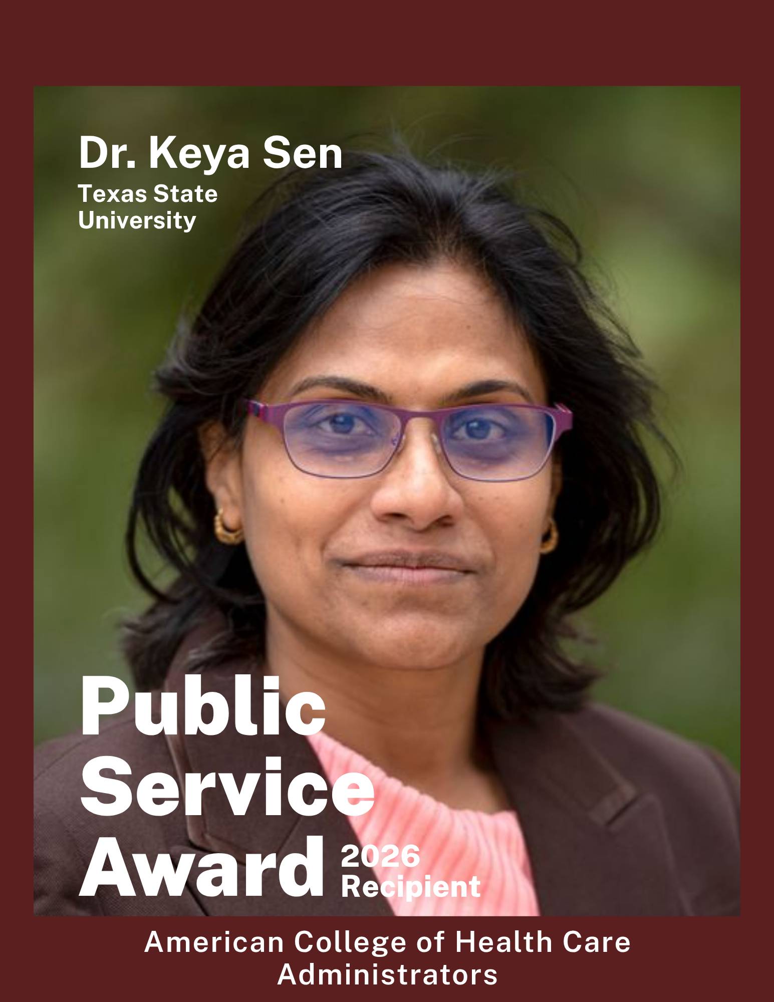 Dr. Keya Sen