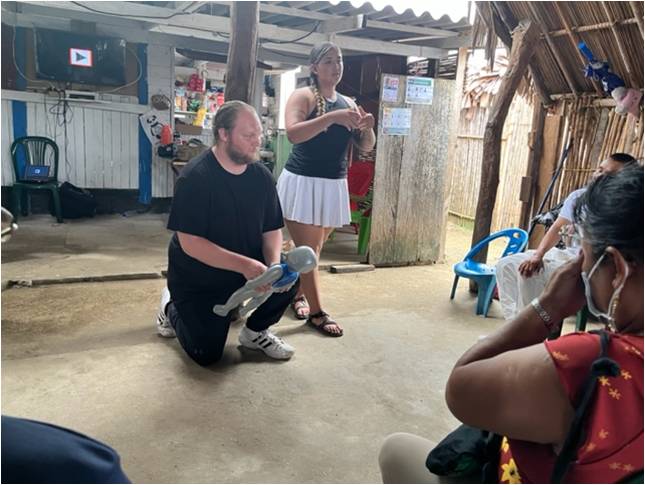 Teaching CPR in Panama