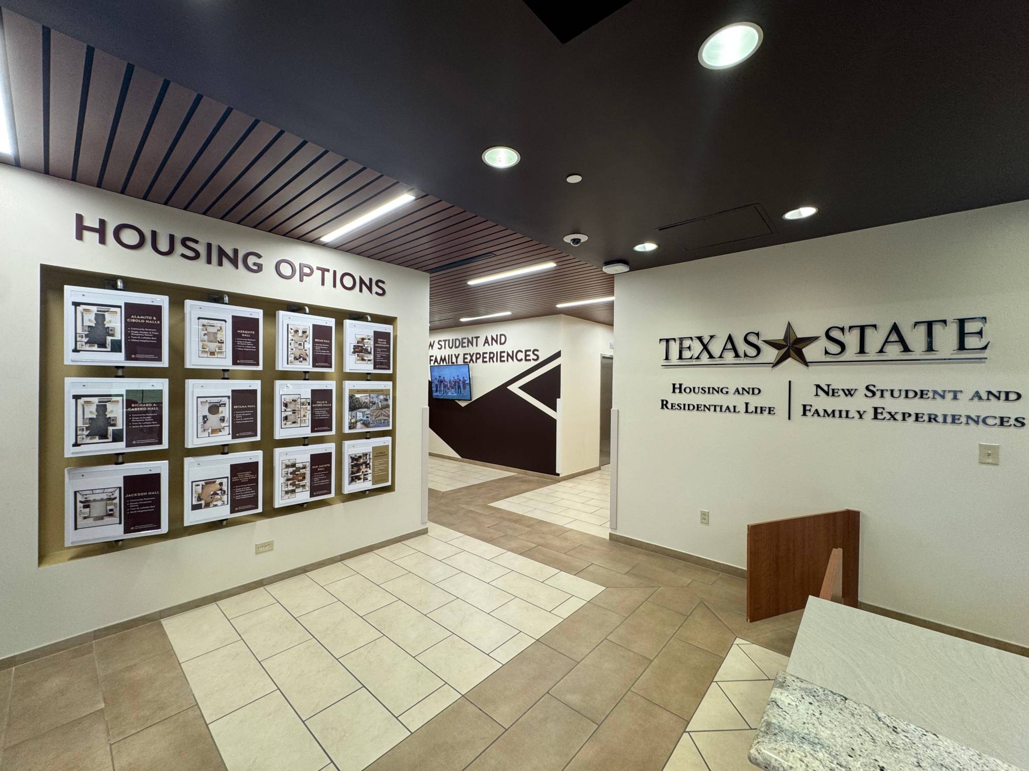 housing and residential life lobby 