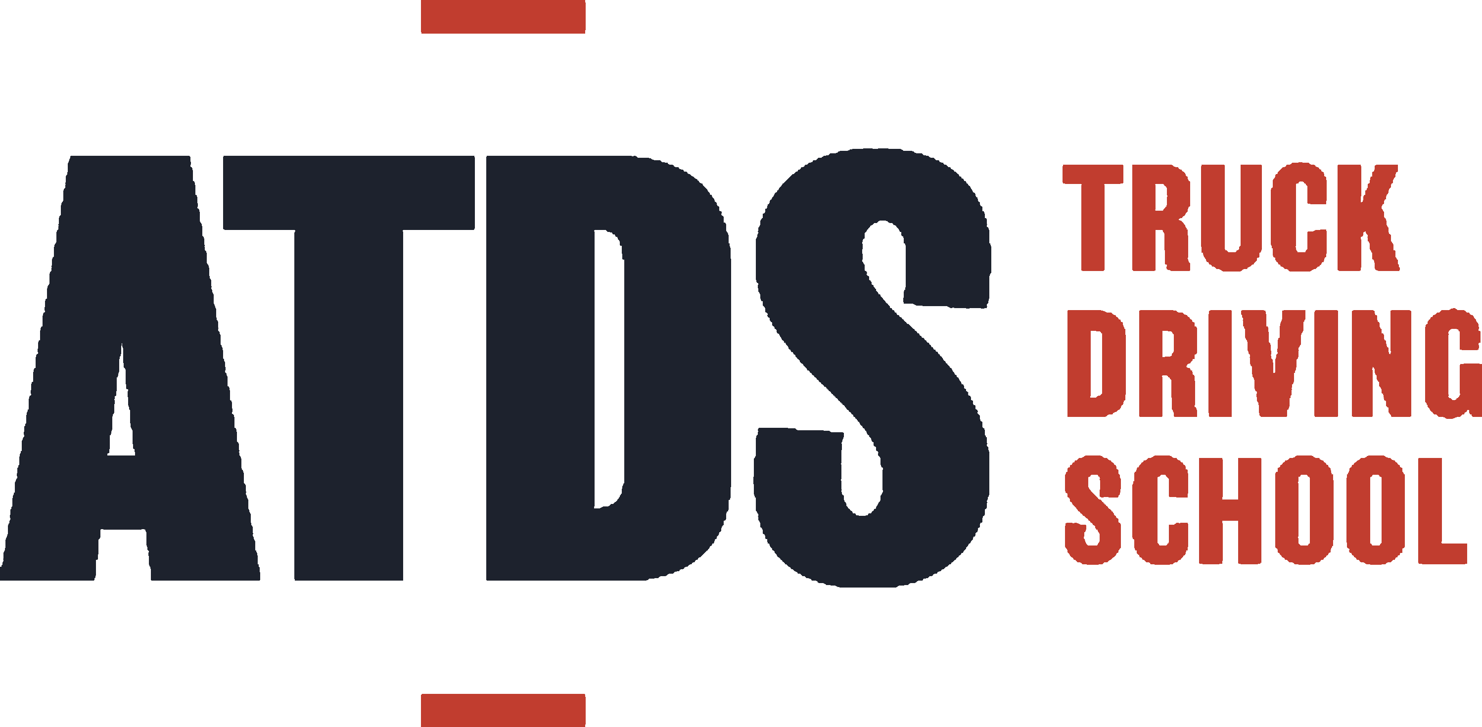 logo in blue and red