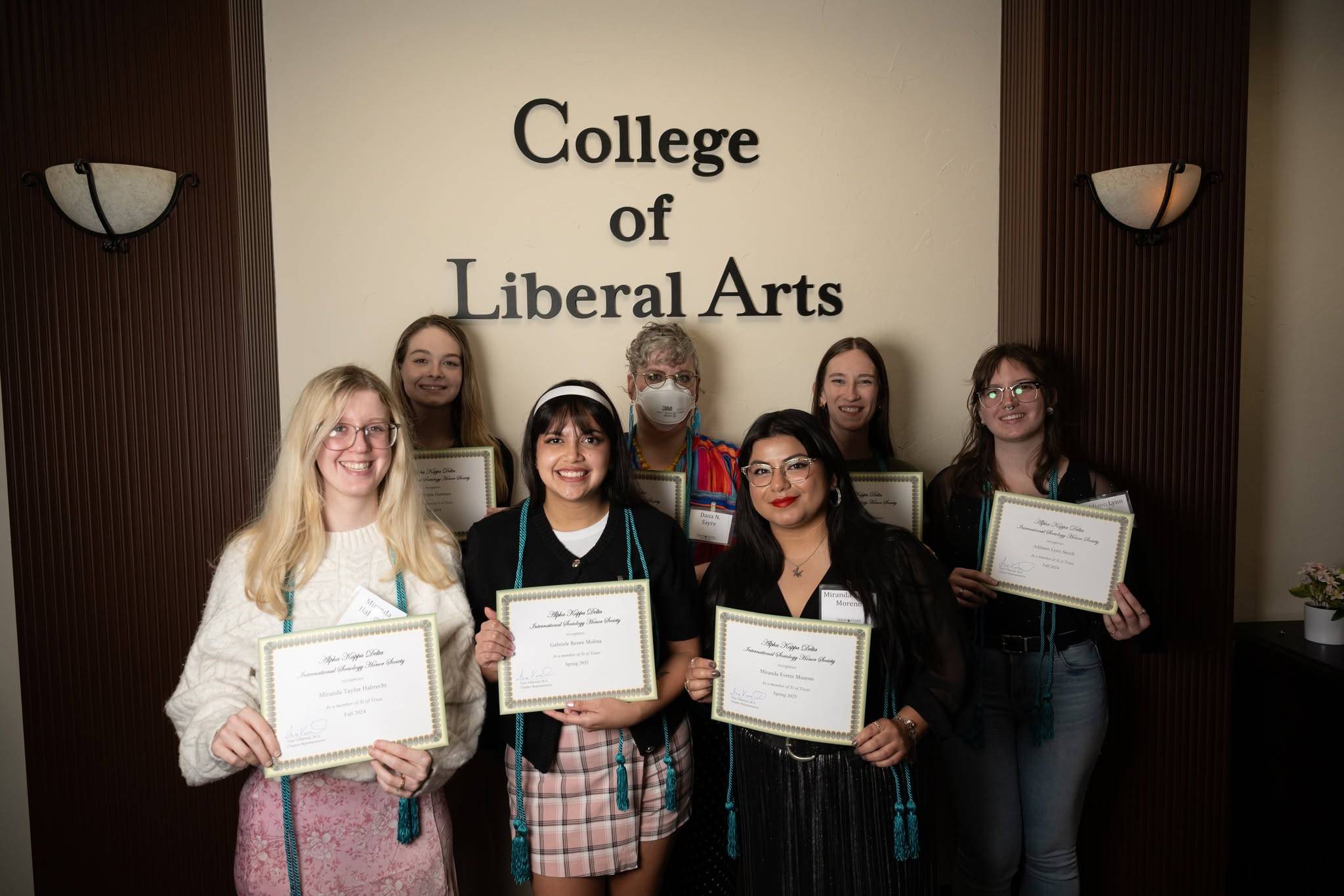 a picture showing the 2025 AKD inductees 
