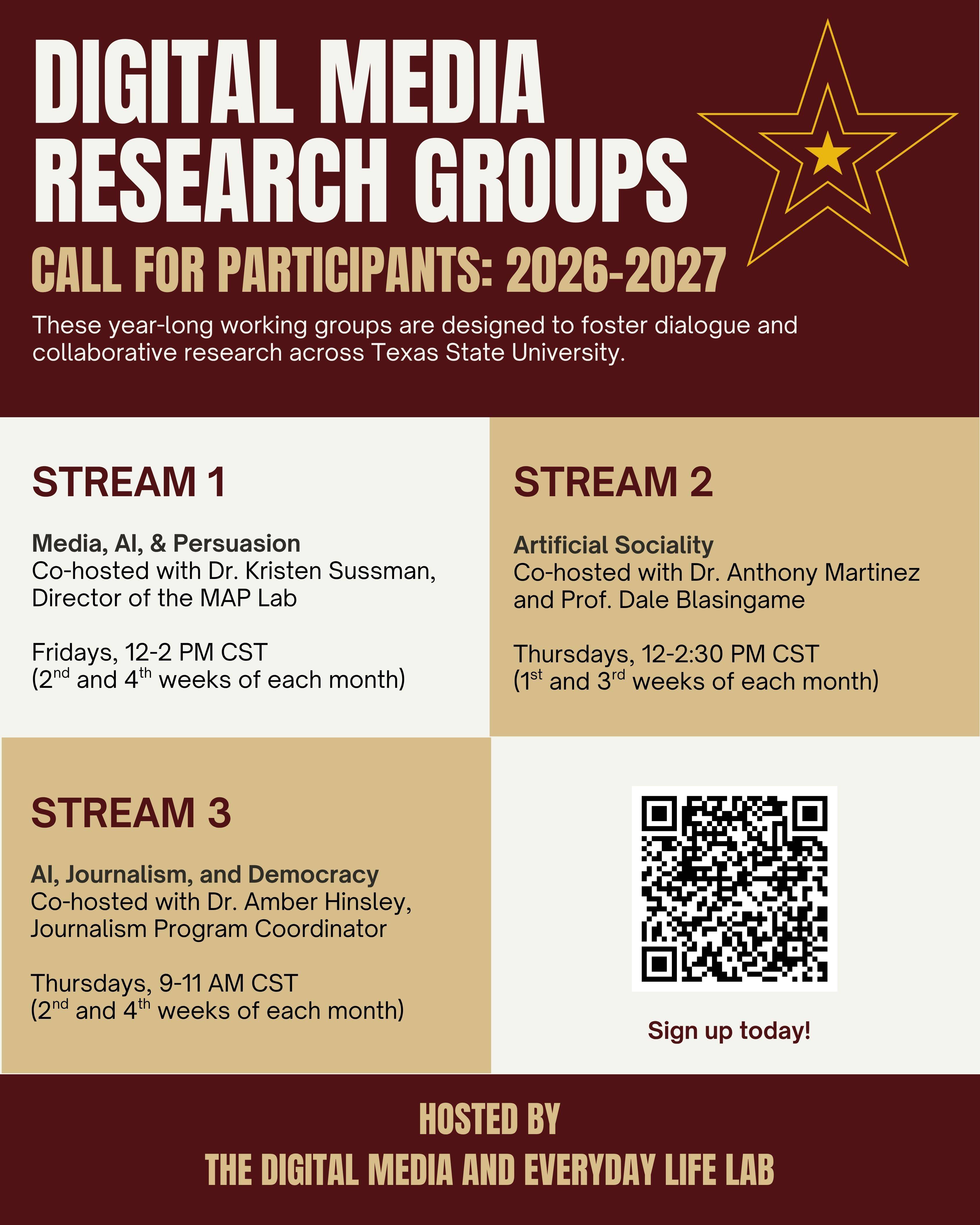 digital media research group poster
