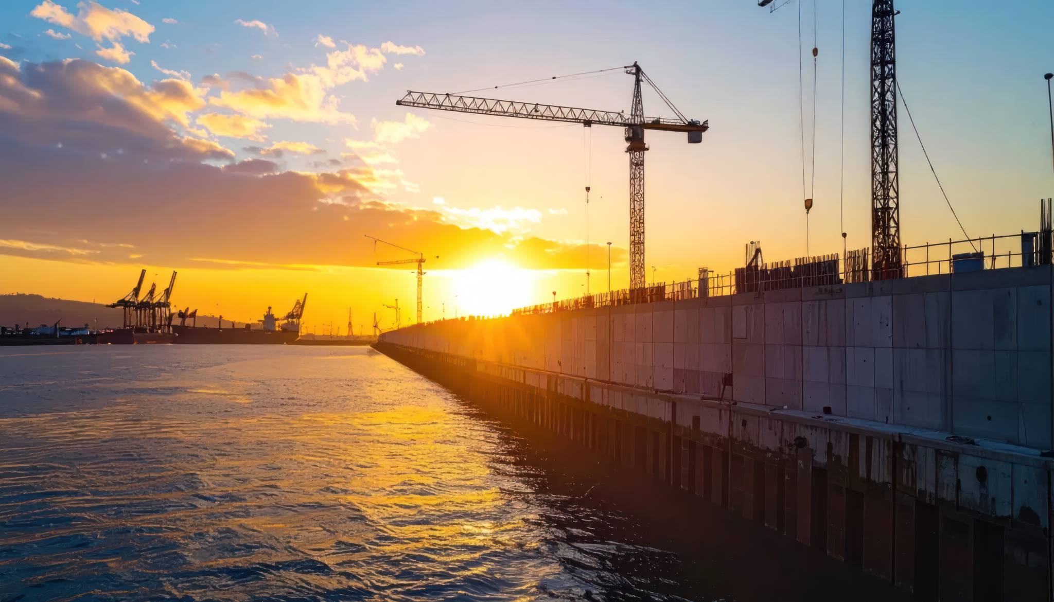 construction on water