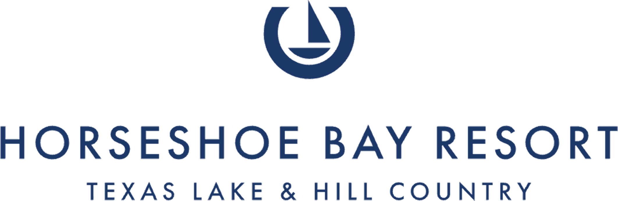 logo in navy blue