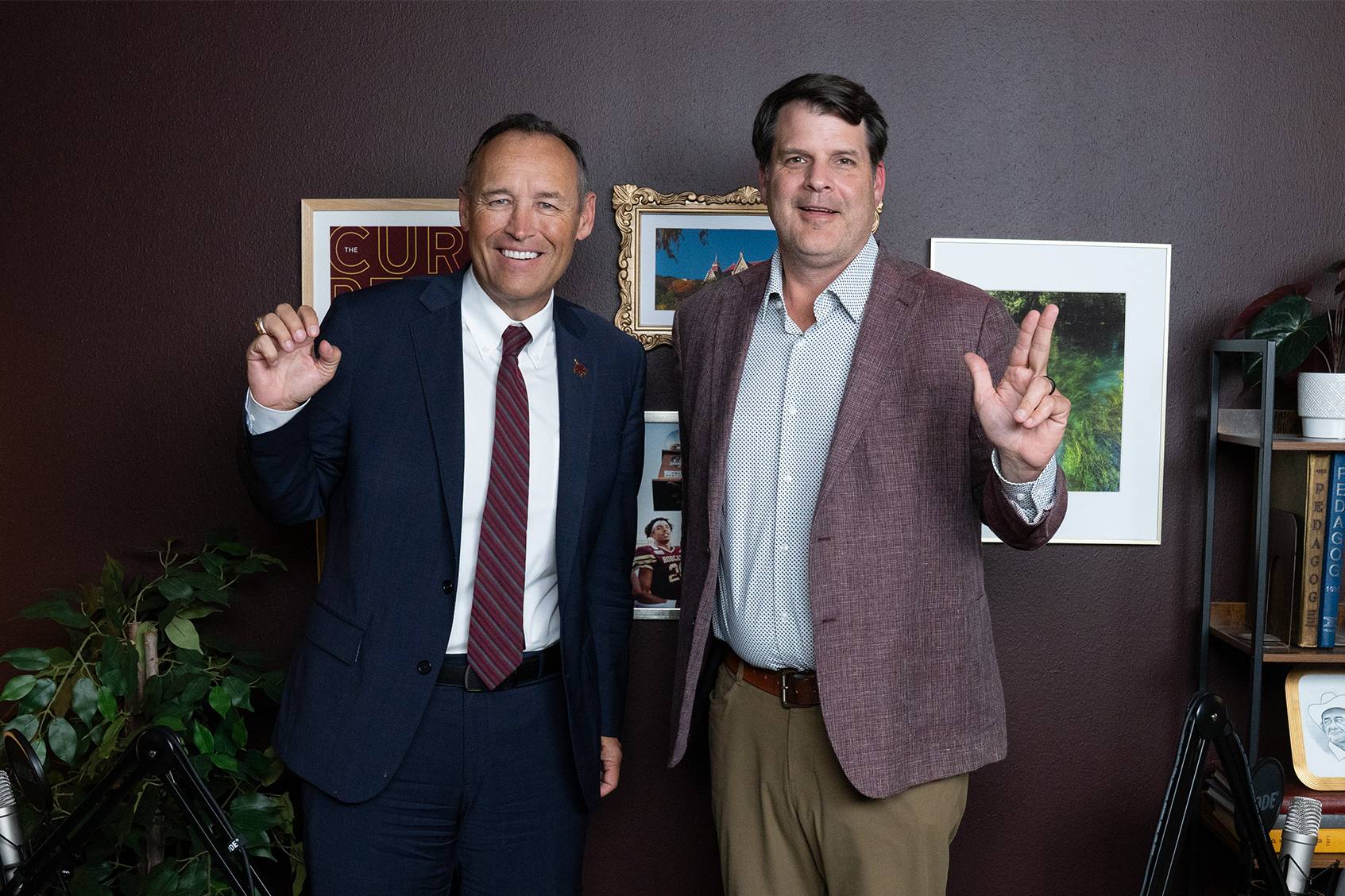president kelly damphousse and don coryell