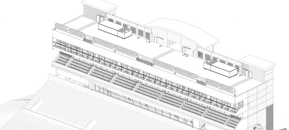 West Stadium Construction Drawing