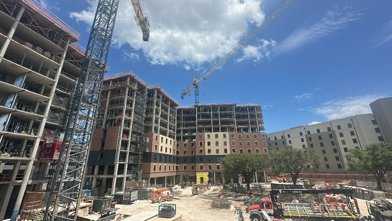 Juniper & Verbena Halls Construction Image