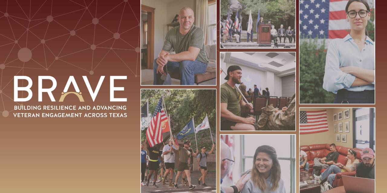 Multiple BRAVE photos of veterans.