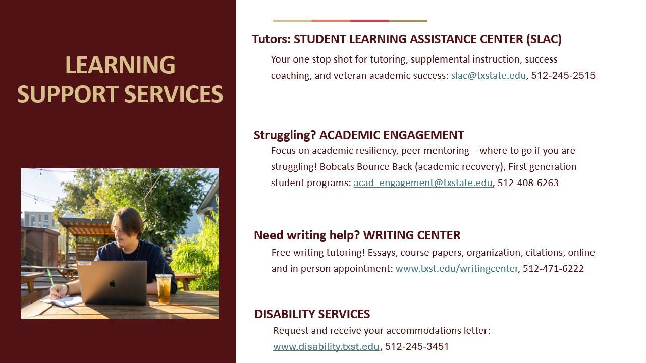 Learning support services