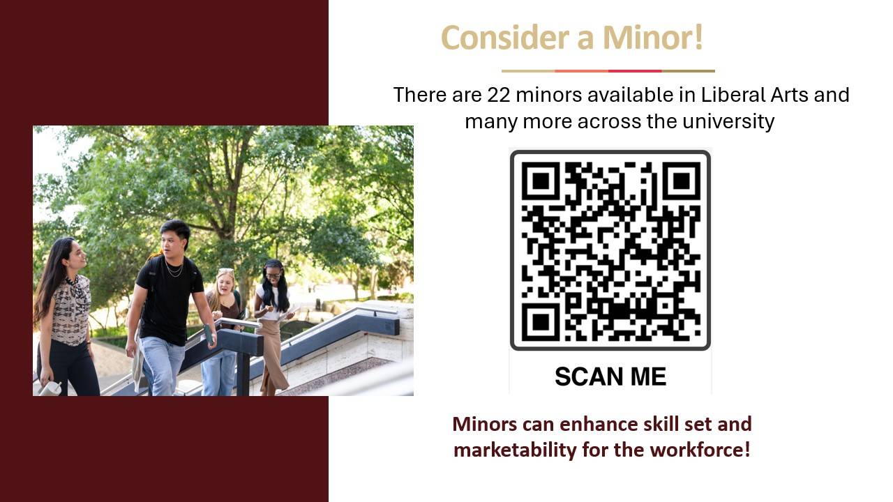 22 minors in Liberal Arts
