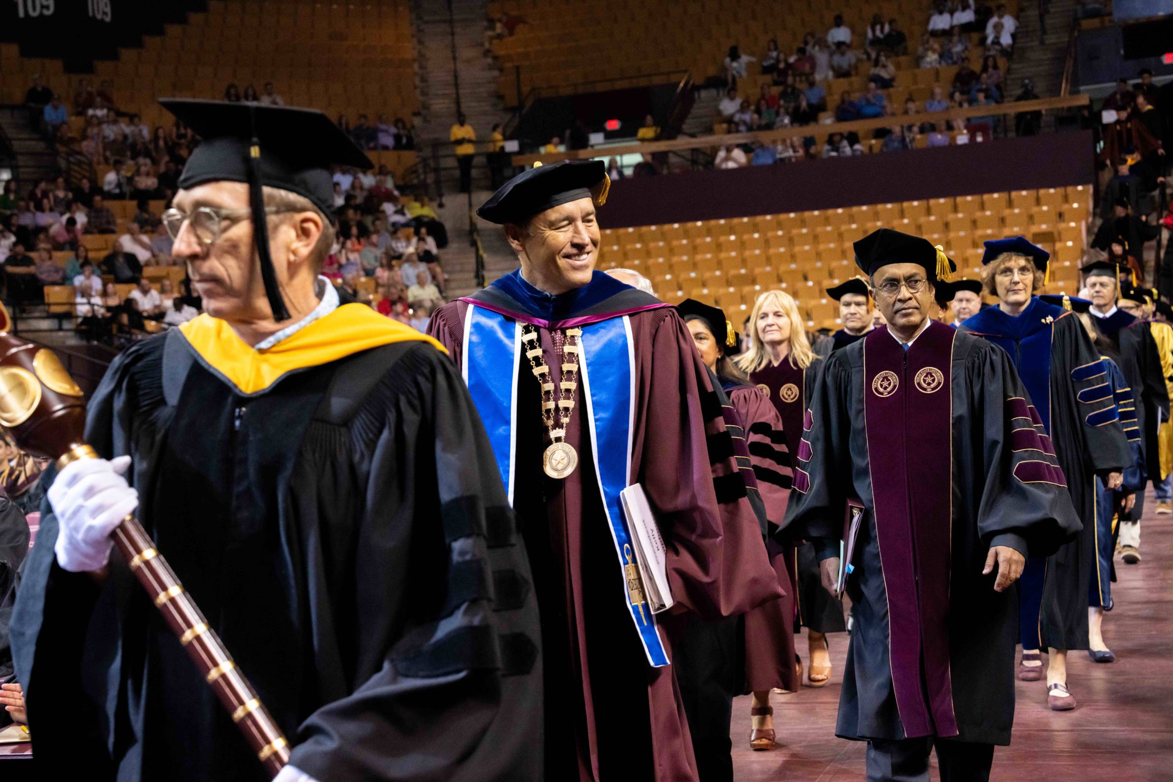 president damphousse at commencement